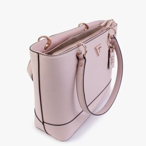 GUESS HANDBANG NOELLE ELITE TOTE LIGHT ROSE